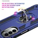 Motorola Moto G52 Hoesje Hybride Kickstand Back Cover Blauw afbeelding 7