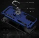 Xiaomi Redmi Note 11 / 11S Hoesje Hybride Kickstand Back Cover Blauw afbeelding 8