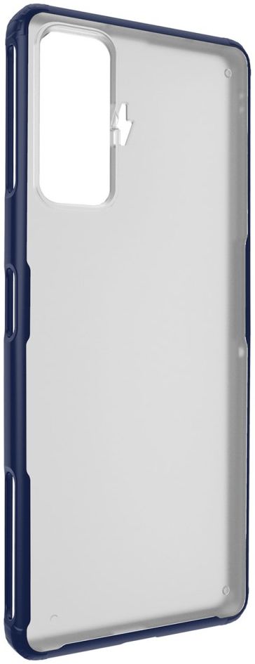 Xiaomi Poco F4 GT Hoesje Armor Back Cover Transparant Blauw afbeelding 3