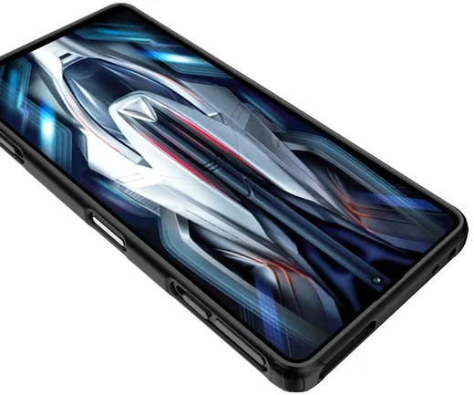 Xiaomi Poco F4 GT Hoesje Armor Back Cover Transparant Blauw afbeelding 6