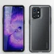 Oppo Find X5 Pro Hoesje Armor Back Cover Transparant Zwart afbeelding 3