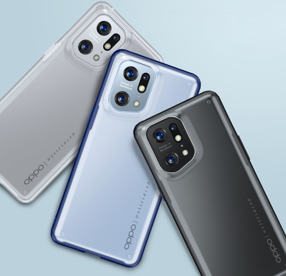 Oppo Find X5 Pro Hoesje Armor Back Cover Transparant Zwart afbeelding 6