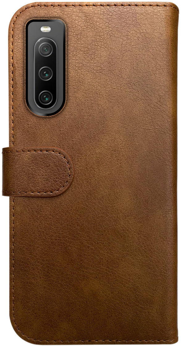 Rosso Element Sony Xperia 10 IV Hoesje Book Cover Wallet Bruin afbeelding 2