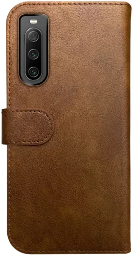 Rosso Element Sony Xperia 10 IV Hoesje Book Cover Wallet Bruin afbeelding 2