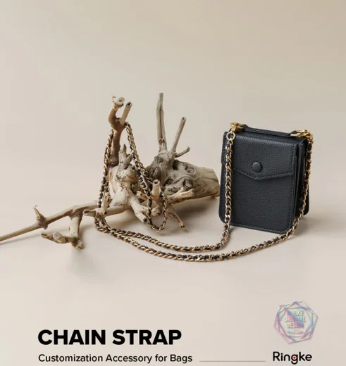 Ringke Chain Strap voor Ringke Folio Signature / Mini Cross Bag Zwart afbeelding 2