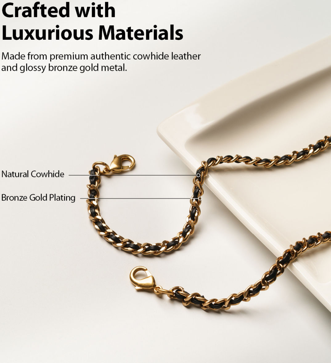 Ringke Chain Strap voor Ringke Folio Signature / Mini Cross Bag Zwart afbeelding 4