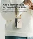 Ringke Folio Signature Leather Hand Strap Lederen Telefoonkoord Beige afbeelding 2