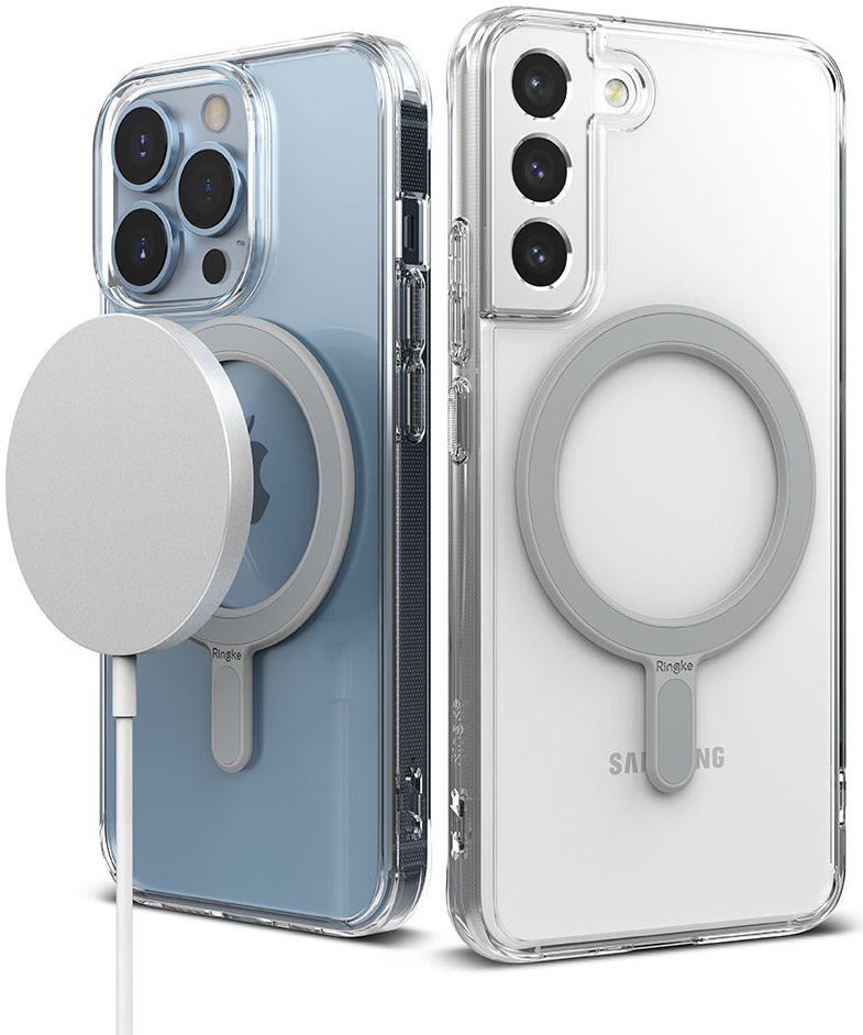 Ringke Magnetic Plate MagSafe Magneet Sticker Telefoonhoesjes Grijs afbeelding 1