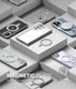 Ringke Magnetic Plate MagSafe Magneet Sticker Telefoonhoesjes Grijs afbeelding 11
