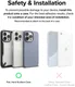 Ringke Magnetic Plate MagSafe Magneet Sticker Telefoonhoesjes Grijs afbeelding 13