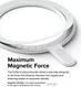Ringke Magnetic Plate MagSafe Magneet Sticker Telefoonhoesjes Grijs afbeelding 4