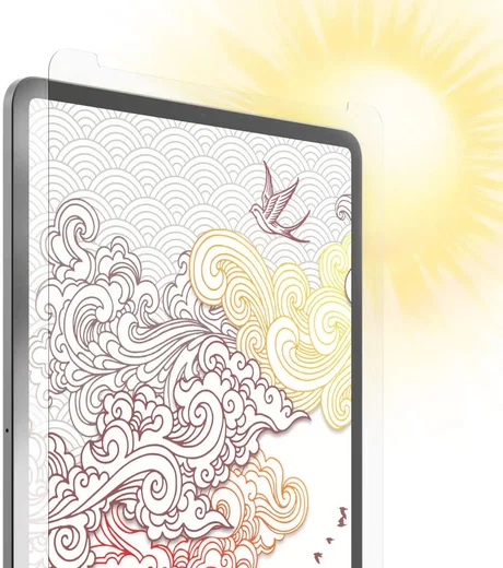 InvisibleShield Fusion+ Canvas Apple iPad Pro 12.9 Screen Protector afbeelding 3