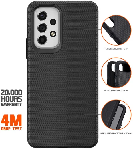 Eiger North Series Samsung Galaxy A23 Hoesje Back Cover Zwart afbeelding 2