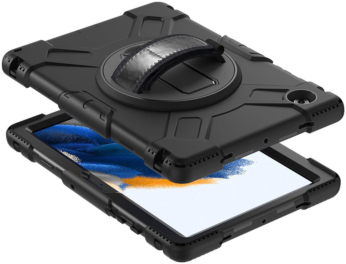 Eiger Peak 500m Samsung Galaxy Tab A8 Hoes Back Cover Zwart afbeelding 2