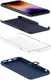 Spigen Silicone Fit iPhone 7/8/SE (2020/2022) Hoesje Back Cover Blauw afbeelding 4