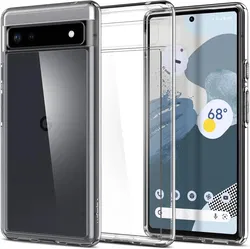 Spigen Ultra Hybrid Google Pixel 6a Hoesje Transparant afbeelding
