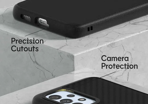 RhinoShield SolidSuit Samsung Galaxy A53 Hoesje Classic Zwart afbeelding 3