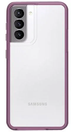 LifeProof See Samsung Galaxy S21 Hoesje Back Cover Transparant Paars afbeelding 2