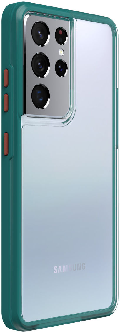 LifeProof See Samsung Galaxy S21 Ultra Back Cover Transparant Groen afbeelding 3