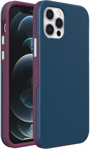 LifeProof See iPhone 12 / 12 Pro Hoesje MagSafe Back Cover Blauw Paars afbeelding 1
