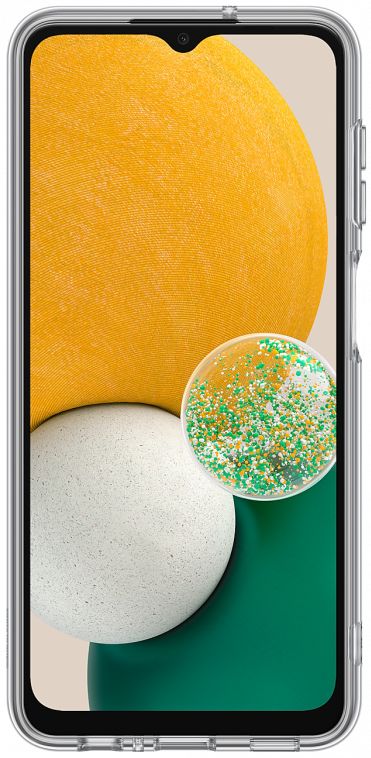 Origineel Samsung Galaxy A13 5G Hoesje Soft Clear Cover Zwart afbeelding 3