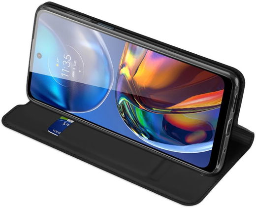 Dux Ducis Skin Pro Series Motorola Moto E32 Hoesje Portemonnee Zwart afbeelding 6