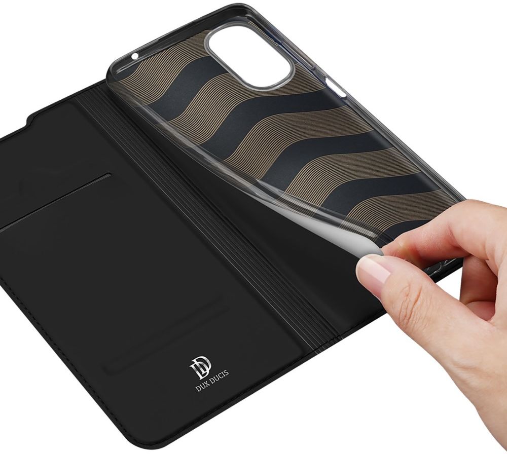 Dux Ducis Skin Pro Series Motorola Moto E32 Hoesje Portemonnee Zwart afbeelding 5