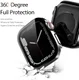 Dux Ducis Hamo - Apple Watch 40MM Hoesje - Full Protect - Zwart afbeelding 3
