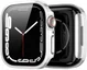 Dux Ducis Hamo - Apple Watch 7 / 8 / 9 45MM Hoesje - Full Protect - Zilver afbeelding 2