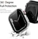 Dux Ducis Hamo - Apple Watch 7 / 8 / 9 45MM Hoesje - Full Protect - Zilver afbeelding 3
