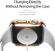 Dux Ducis Hamo - Apple Watch 7 / 8 / 9 45MM Hoesje - Full Protect - Goud afbeelding 5