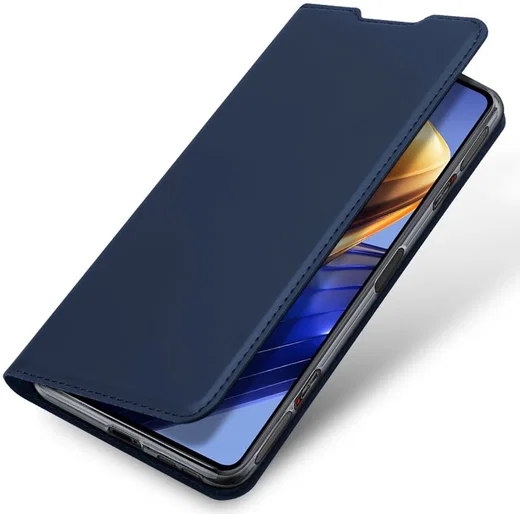 Dux Ducis Skin Pro Series Xiaomi Poco F4 GT Hoesje Portemonnee Blauw afbeelding 1