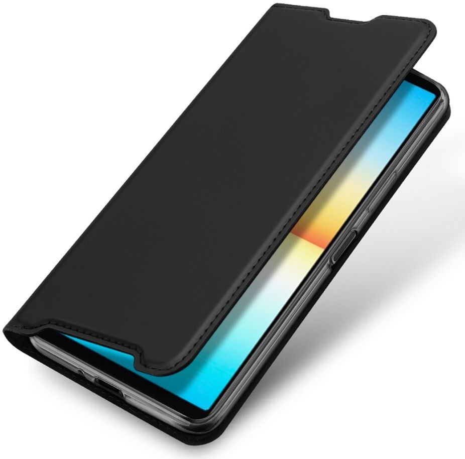 Dux Ducis Skin Pro Series Sony Xperia 10 IV Hoesje Portemonnee Zwart afbeelding 1