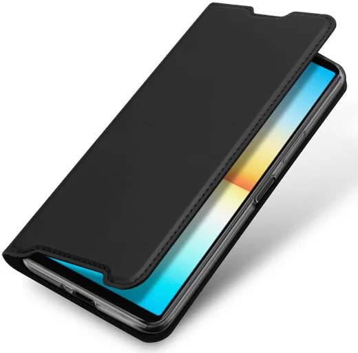 Dux Ducis Skin Pro Series Sony Xperia 10 IV Hoesje Portemonnee Zwart afbeelding 1