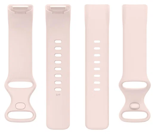 Fitbit Charge 5 / Charge 6 Bandje Siliconen met Gesp en Drukknoop Sluiting Roze afbeelding 4
