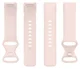 Fitbit Charge 5 / Charge 6 Bandje Siliconen met Gesp en Drukknoop Sluiting Roze afbeelding 4