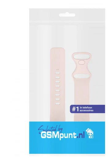 Fitbit Charge 5 / Charge 6 Bandje Siliconen met Gesp en Drukknoop Sluiting Roze afbeelding 7