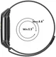 Fitbit Charge 5 Bandje Milanese Staal met Magneetsluiting Zwart afbeelding 8