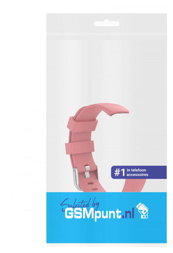 Fitbit Ace 3 / Inspire 2 Bandje Siliconen met Gespsluiting Roze afbeelding 3