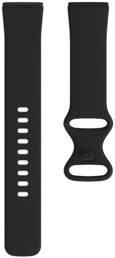 Fitbit Versa 3 / Sense Bandje - Siliconen met Drukknoop Sluiting - Roze afbeelding 2