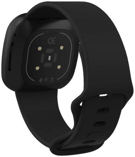 Fitbit Versa 3 / Sense Bandje - Siliconen met Drukknoop Sluiting - Roze afbeelding 3