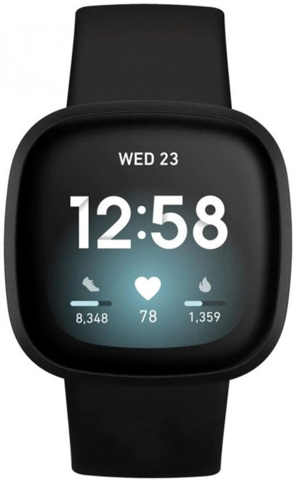 Fitbit Versa 3 / Sense Bandje - Siliconen met Drukknoop Sluiting - Roze afbeelding 4
