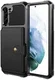 Samsung Galaxy S21 FE Hoesje met Kaarthouder Back Cover Zwart afbeelding 2