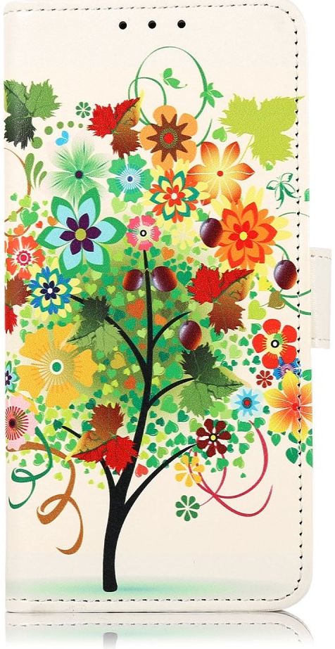 Samsung Galaxy M23 Hoesje Portemonnee Book Case Tree Print afbeelding 1