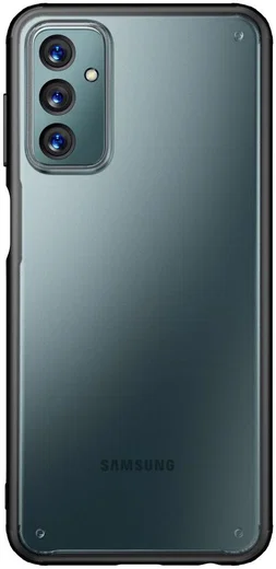Samsung Galaxy M23 Hoesje Armor Back Cover Transparant Zwart afbeelding 2