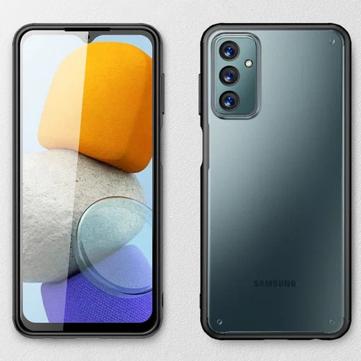Samsung Galaxy M23 Hoesje Armor Back Cover Transparant Zwart afbeelding 4