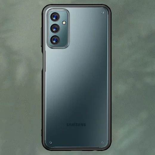 Samsung Galaxy M23 Hoesje Armor Back Cover Transparant Zwart afbeelding 6