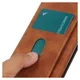 KHAZNEH Motorola Moto E32 Hoesje Retro Wallet Book Case Bruin afbeelding 5