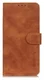 KHAZNEH Motorola Moto E32 Hoesje Retro Wallet Book Case Bruin afbeelding 6