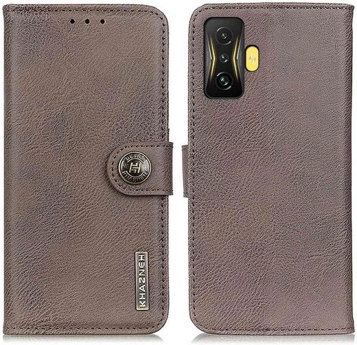 KHAZNEH Xiaomi Poco F4 GT Hoesje Portemonnee Book Case Grijs afbeelding 2